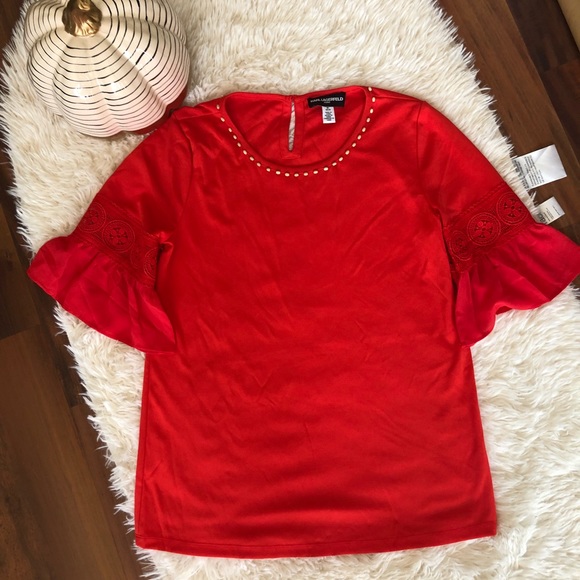 Karl Lagerfeld Tops - 🍒🍒Karl Lagerfeld Blouse Size M
